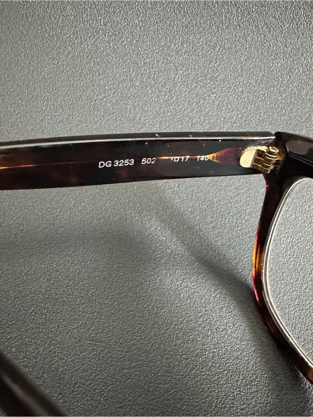 Dolce & Gabbana Tortoiseshell Women's Eyeglasses DH3253 502
